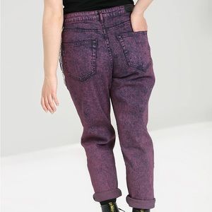 Hellbunny Purple Finn Jeans